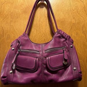 B Makowsky light purple handbag